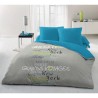 GRANDS VOYAGES Parure de couette Microfibre - Gris - 220x240 cm