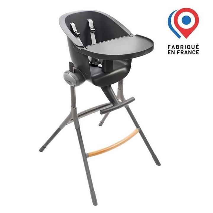 BEABA, Chaise Haute Up&Down dark grey