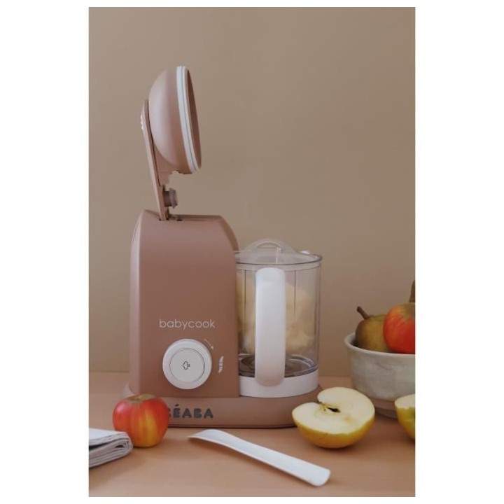 BEABA EXCLUSIVITE, Babycook solo, robot bébé 4 en 1, cuiseur-mixeur,