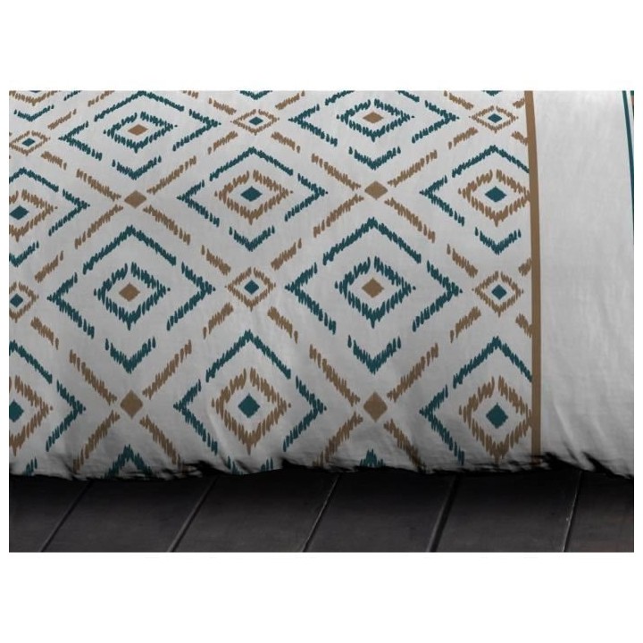 Parure de couette Microfibre ETHNO 220x240cm et 2 taies d'oreillers 63