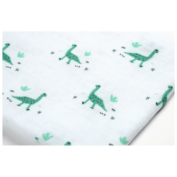 Lot de 3 Langes en Coton Jurassique - Béaba