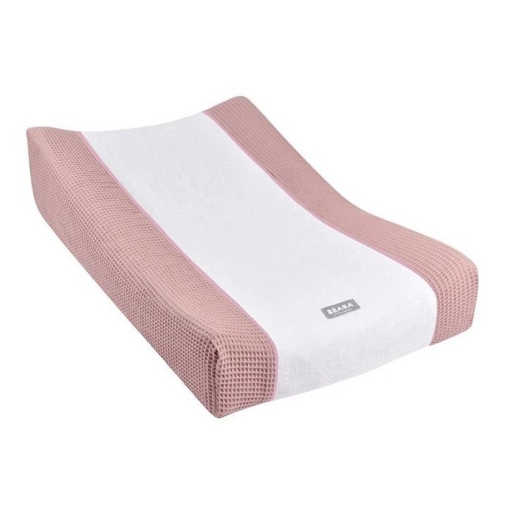 Housse pour matelas SOFALANGE - BEABA - Vieux rose - 100% coton biolog