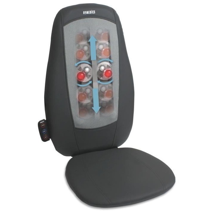 HOMEDICS-SBM-179H- Siege de massage shiatsu et par roulement pour le d