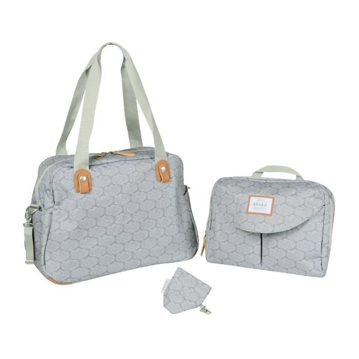 BEABA Sac a langer Genéve II, modulable, grande contenance, rangement