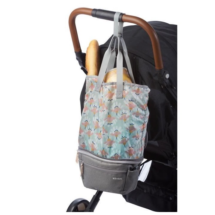 Béaba Les Sorties Sac a Langer Biarritz Gris Chiné