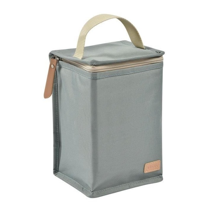 BEABA, Pochette repas bébé, isotherme, vert sauge