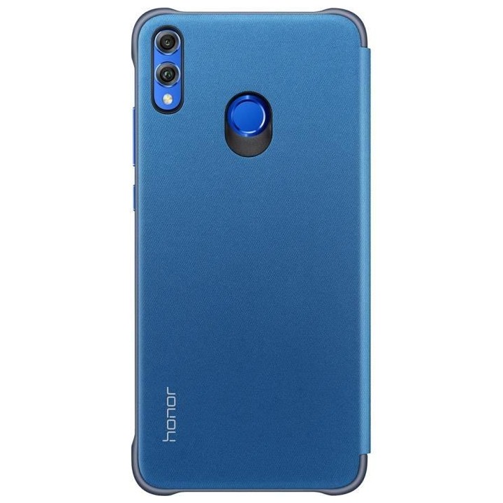 HONOR Étui a rabat bleu pour Honor 8X