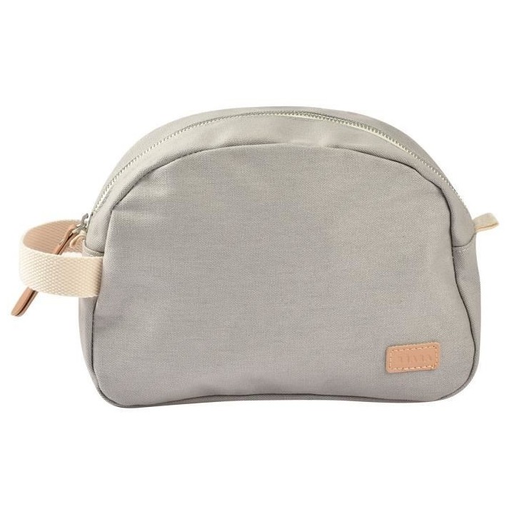 BEABA, Trousse de toilette bébé canvas gris perle