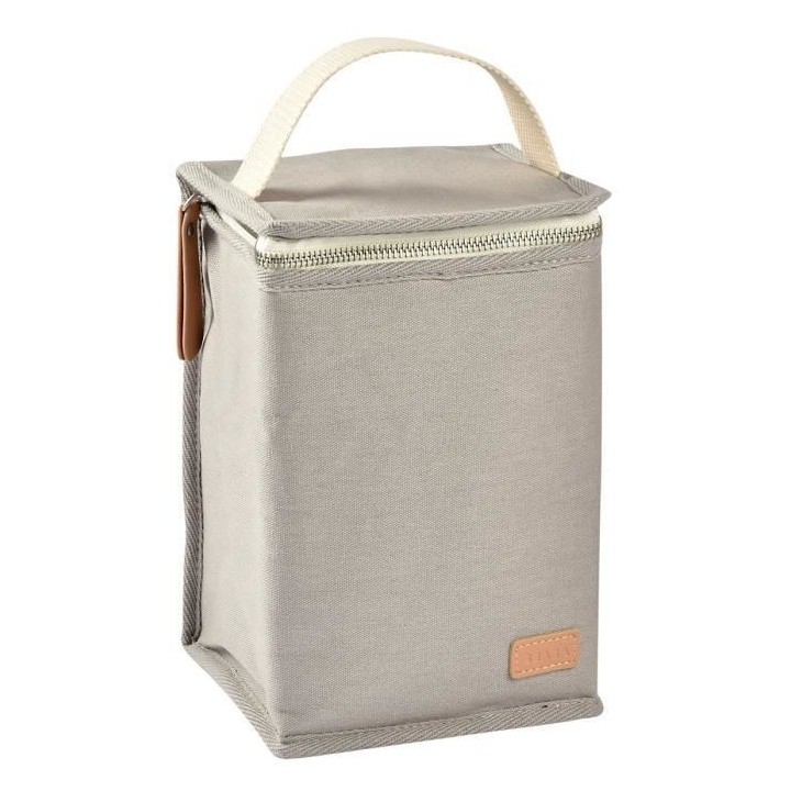 BEABA, Pochette repas bébé, isotherme, gris perle