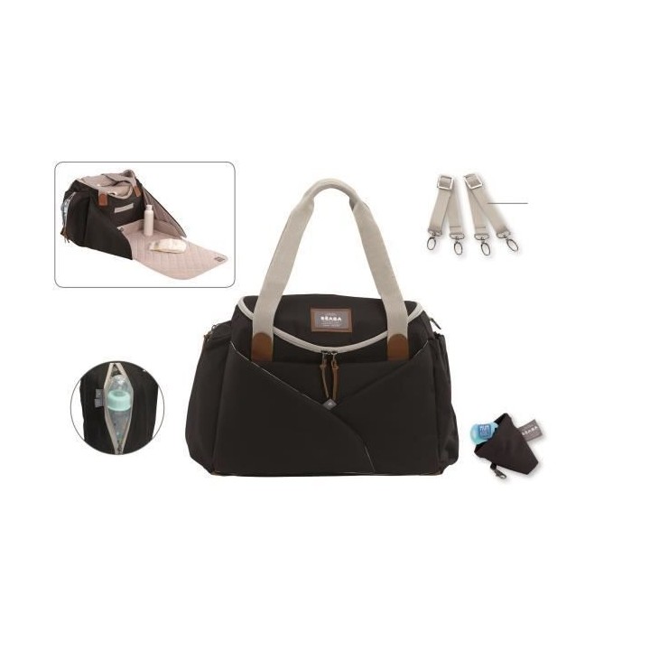 Sac a langer - BEABA - Sydney II - Modulable - Grande contenance - Noi