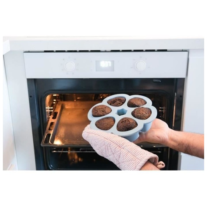 BEABA Multiportions en silicone de qualité premium, résistance therm