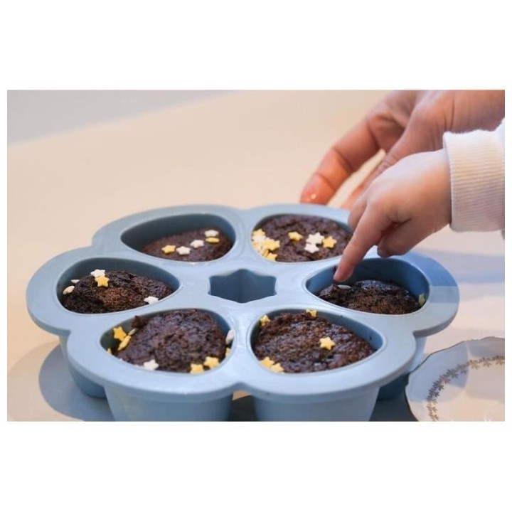 BEABA Multiportions en silicone de qualité premium, résistance therm