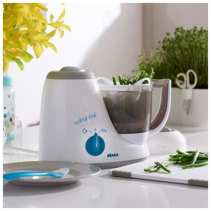 Béaba Babycook Original Robot Cuiseur Gris Bleu