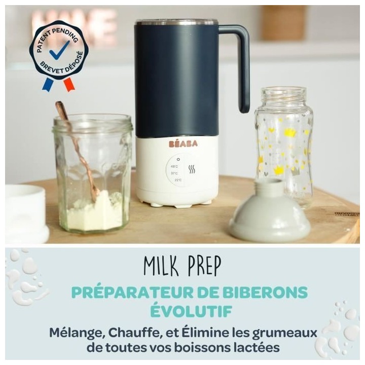BEABA, Milkprep, préparateur de biberons pour bébé, night blue EU