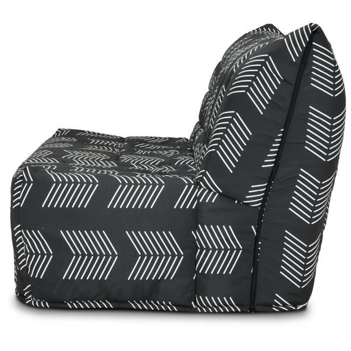 Banquette BZ COMFORT BULTEX - Tissu chevrons - Couchage 138 x 188 x 12