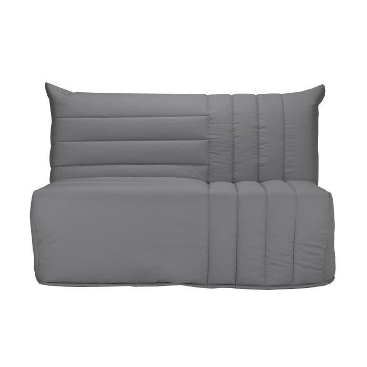 Banquette BZ 3 places BECCI - Tissu gris - BULTEX - Made in France - L