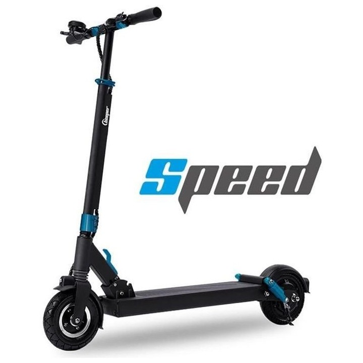 Trottinette électrique - BEEPER - SPEED - 350W 6Ah - 8 - Noir/Bleu