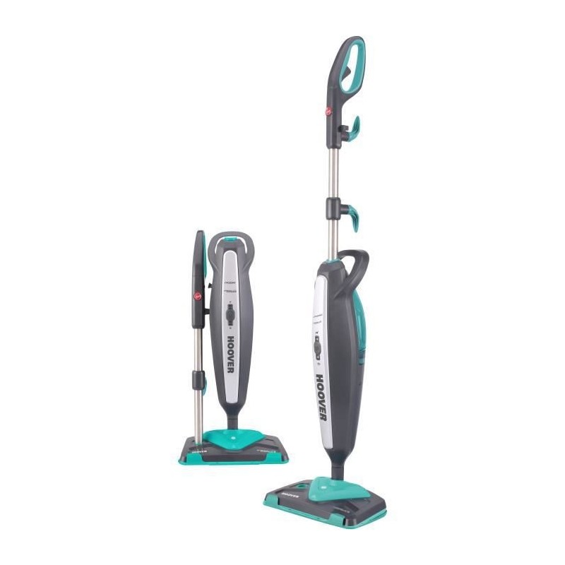 HOOVER Cap1700D Nettoyeur Vapeur, Puissant 1700W, Chauffe Rapide 30s, 25 Min Autonomie, Brosse Rectangulaire + triangulaire