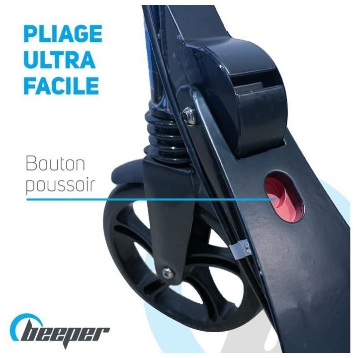 Trottinette mécanique - Beeper City Scoot - Roues 8'' - Suspension av