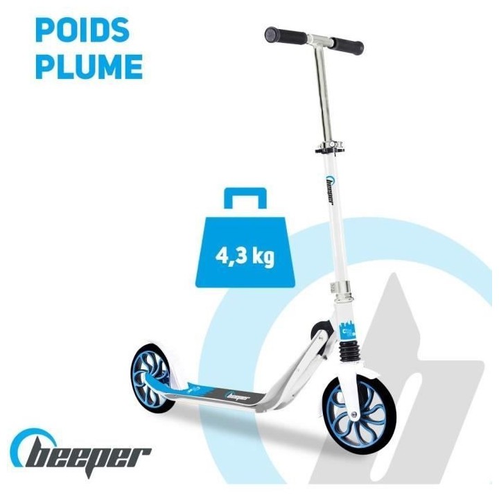 Trottinette mécanique - Adulte/Ados - Beeper City Scoot - Roues 8'' -