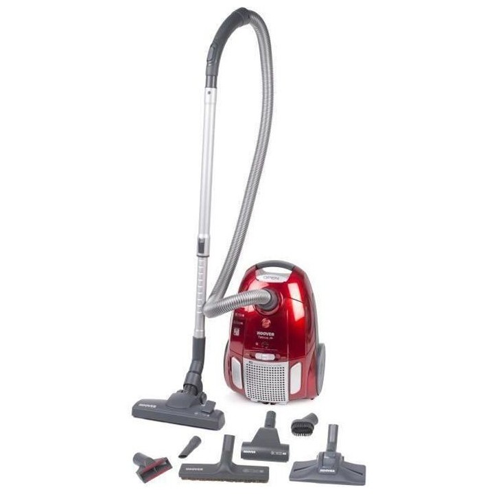 HOOVER Telios + TE70_TE75 Aspirateur traineau avec sac, Puissant 450 W