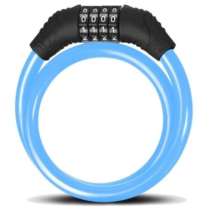 Antivol trottinette et vélo - BEEPER - Câble 60 cm - Code 4 chiffres