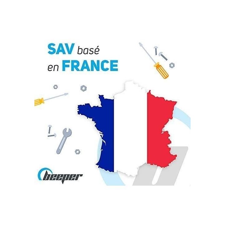 Antivol trottinette et vélo - BEEPER - Câble 60 cm - Code 4 chiffres