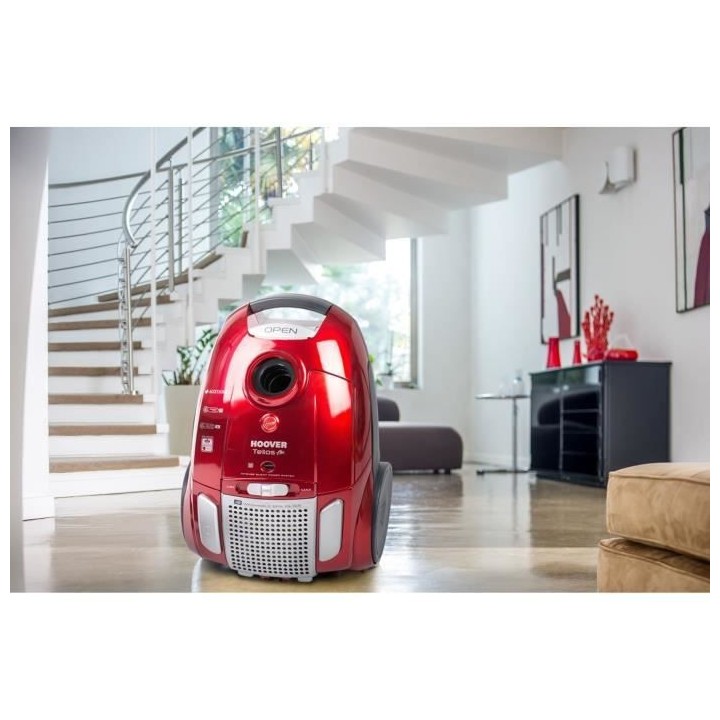 HOOVER Telios + TE70_TE75 Aspirateur traineau avec sac, Puissant 450 W