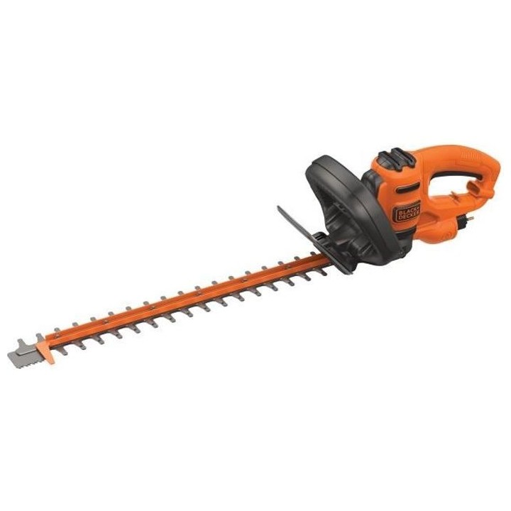 BLACK+DECKER Taille-Haies Filaire 500 W BEHTS301-QS 50 cm avec 2 Poign