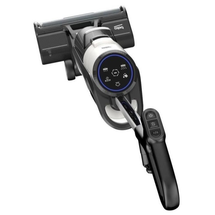 BEKO VCW70340W - Aspirateur Balai Laveur 3 en 1 - Option vapeur - 300