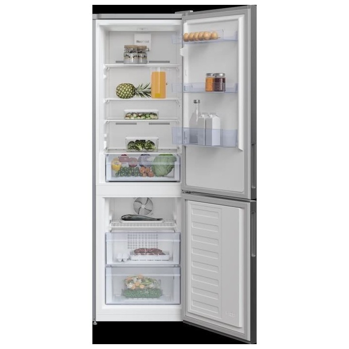 Réfrigérateur congélateur bas BEKO - RCNA366K34SN - 2 portes - 324