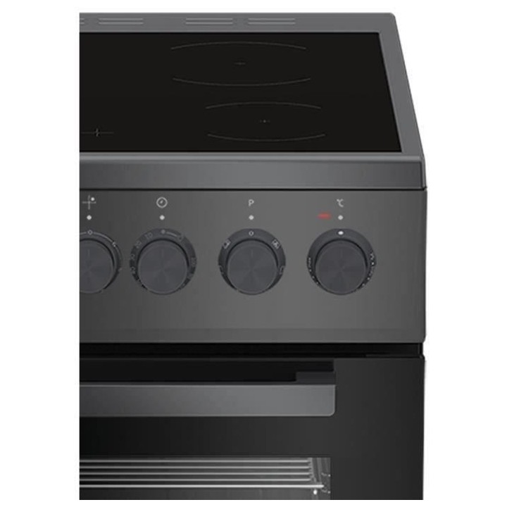 Cuisiniere pose libre BEKO FSS57100GAC - 4 foyers vitrocéramiques - F