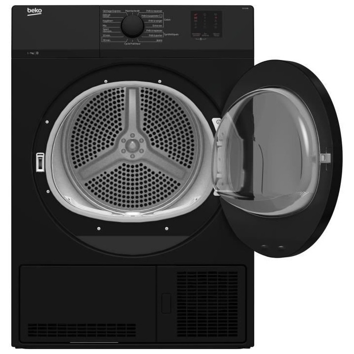 Seche-linge a condensation BEKO DCY724B - 7 kg - Classe B - Tambour A