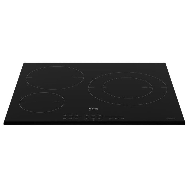 Plaque de cuisson induction BEKO - 3 feux - 58x51 cm - HII63200MTB