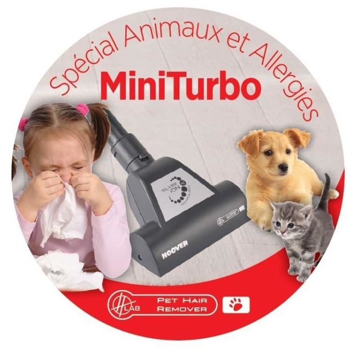 HOOVER REACTIV RC81_RC2P, Aspirateur Traineau Puissant 800W Filtre Lav