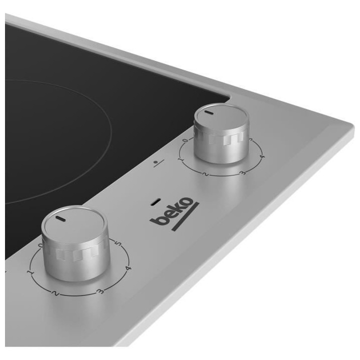 Table vitrocéramique BEKO HDCC32200X - 2 foyers - Commandes tactiles