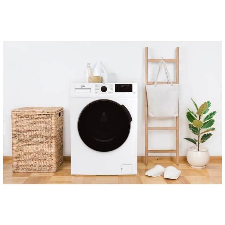 Lave-linge séchant BEKO HTE8614YBST - 8 / 5 kg - Induction - 1200 trs