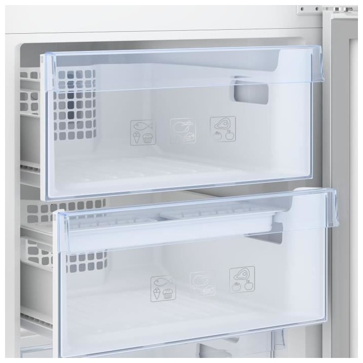 Réfrigérateur congélateur bas BEKO CRCSA366K40DXBN - 343 L (223+120