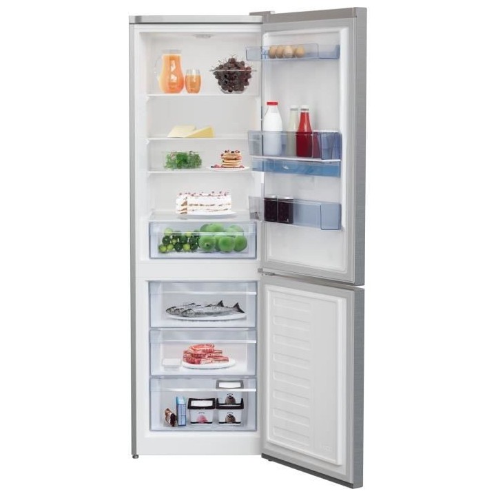Réfrigérateur congélateur bas BEKO CRCSA366K40DXBN - 343 L (223+120