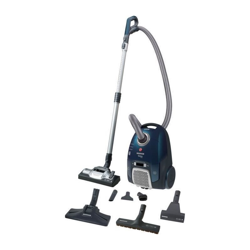 HOOVER TX60PET, AspirateurTraîneau sac, Puissant 700 W Silencieux 62db 4 Brosses Grande Capacité 3,5 L Ultra-maniable 360° -