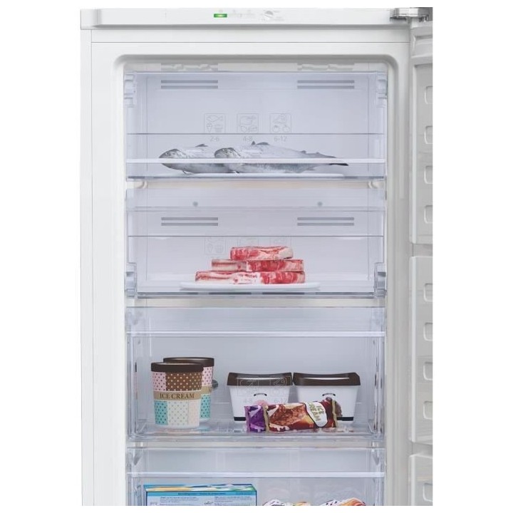 Congélateur armoire pose-libre BEKO BRFNE214M23WN - 219 L - classe F