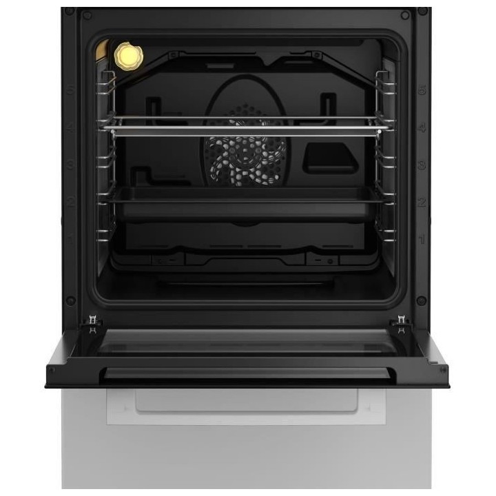 Cuisiniere induction - BEKO - FSM58301WC - 3 feux - 0,92 kwh/cycle - 5