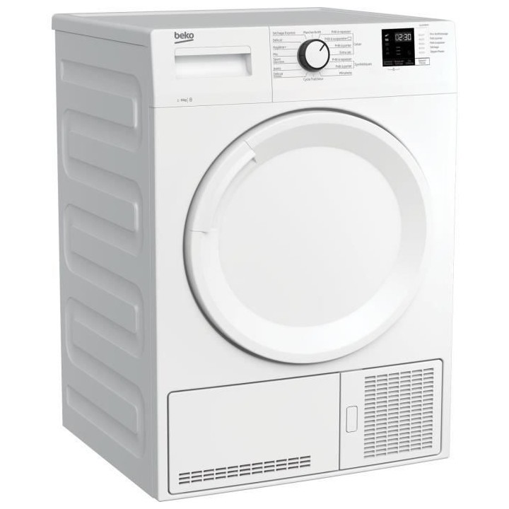 Seche-linge a condensation BEKO SLCS09W3 - 9 kg - L60cm - Classe B - B