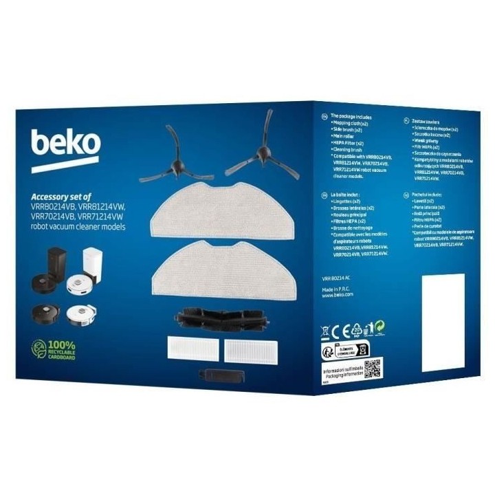 Kit d'accessoires pour Aspirateur Robot BEKO
