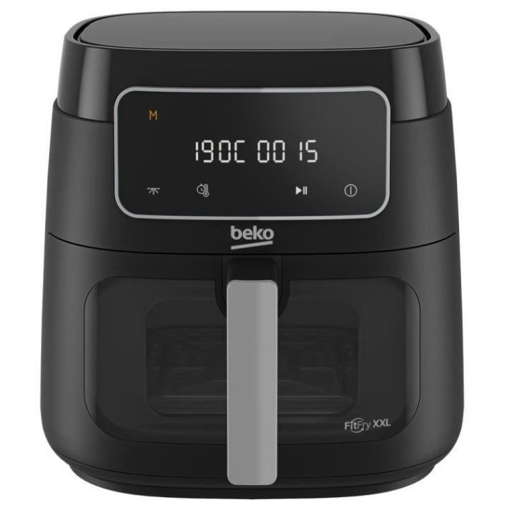Friteuse multifonction a air chaud - BEKO - FRL3374B - 1900 W - 7,6 L