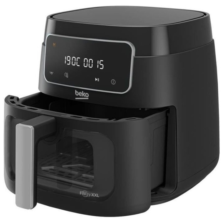 Friteuse multifonction a air chaud - BEKO - FRL3374B - 1900 W - 7,6 L
