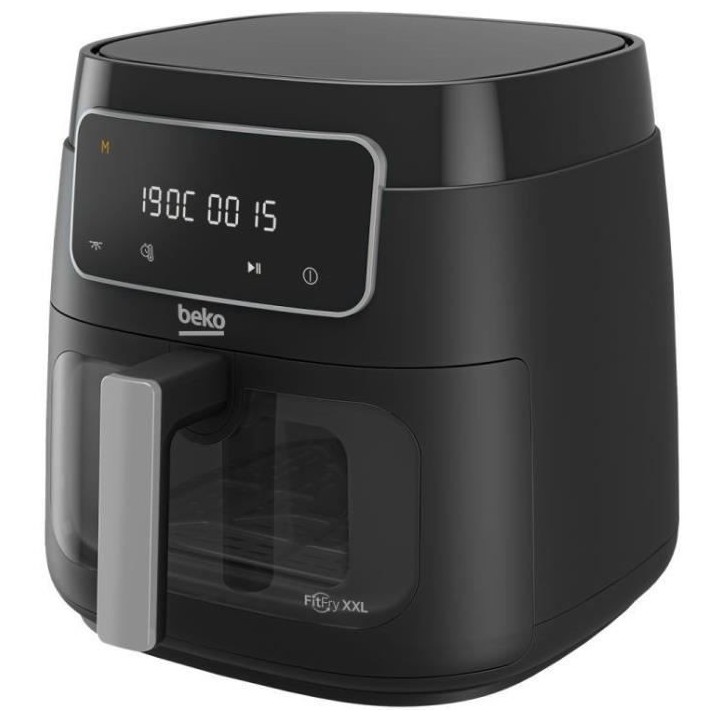 Friteuse multifonction a air chaud - BEKO - FRL3374B - 1900 W - 7,6 L