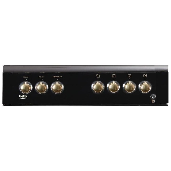 BEKO FDF63110DBR - Cuisiniere table mixte gaz / électrique - 4 zones