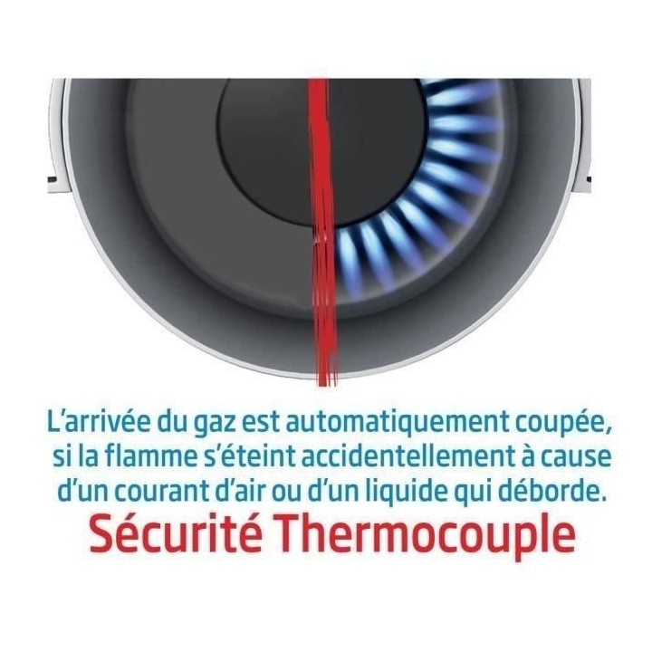 BEKO FDF63110DBR - Cuisiniere table mixte gaz / électrique - 4 zones