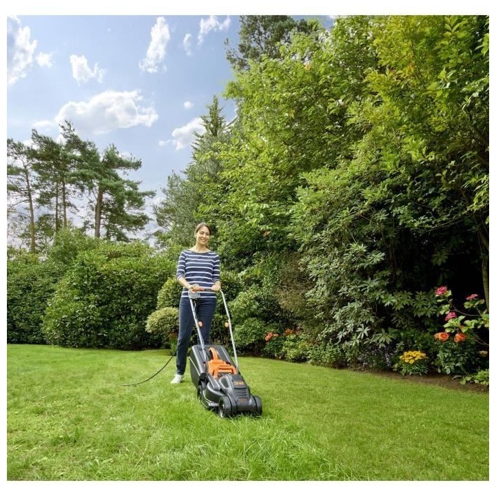 Tondeuse électrique BLACK+DECKER BEMW351-QS - 1000W - 32cm de coupe -